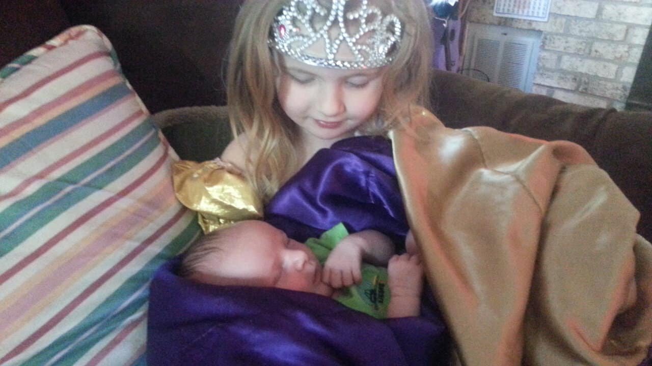 Ruby Holding Ophelia