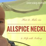 How to Make an Allspice Teething Necklace How to Make an Allspice Teething Necklace