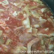 Tomato Cabbage Soup Recipe with Chicken