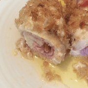 Embracing Motherhood chicken cordon bleu
