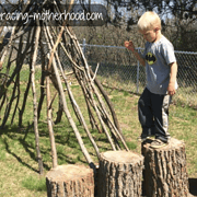 How to Make Stepping Stumps
