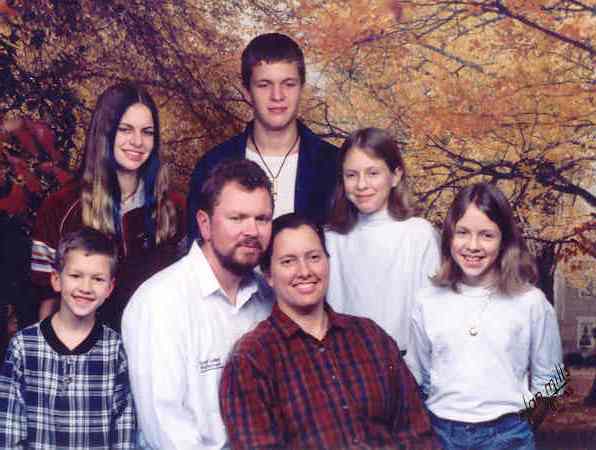 Family Photo 1995: Stacey, Jarrod, David, Rich, Diane, Lisa, and Andrea