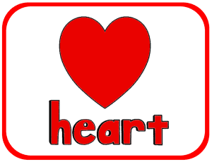 Colors Full Page Heart