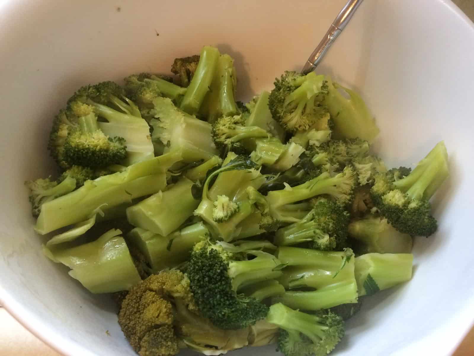 Steamed Broccoli for Broccoli and Cheese Soup